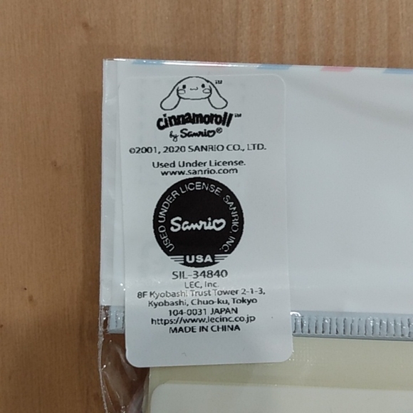 Sanrio Cinnamoroll Fancy Zip Bag 10 Pack Accessories Make up Bag - Picture 8 of 8